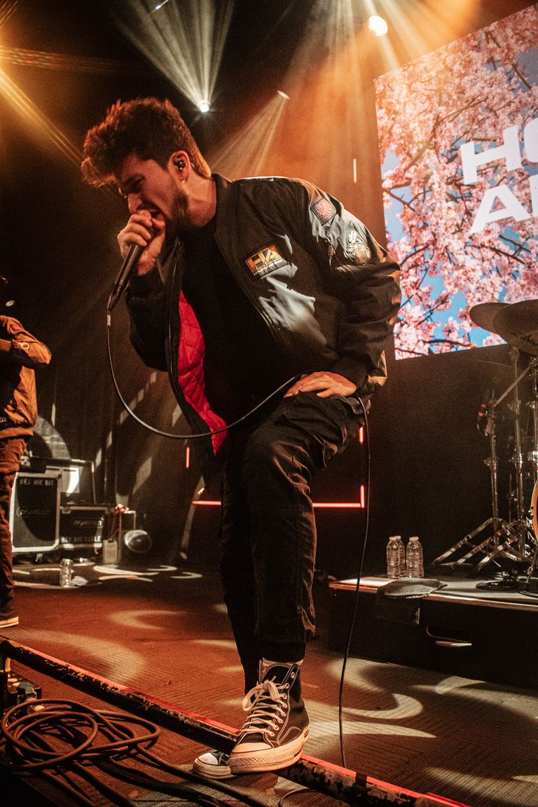 Holding Absence performing live in Adelaide at Lion Arts Factory